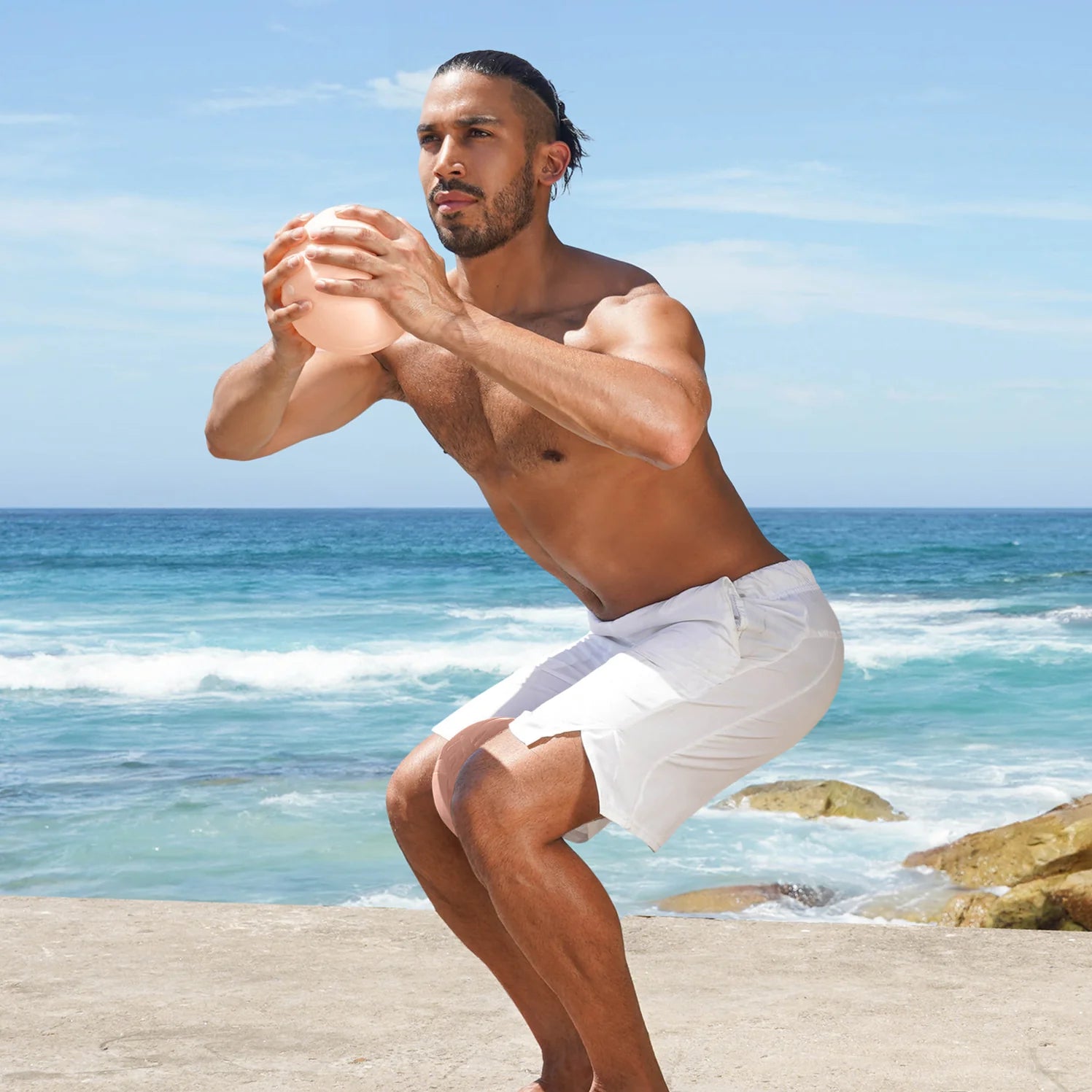 Pilates Balls - Nude & Clay  2 SOFT PILATES BALLS FOR TAILORED RESISTANCE